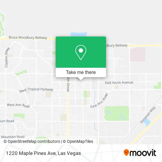 1220 Maple Pines Ave map