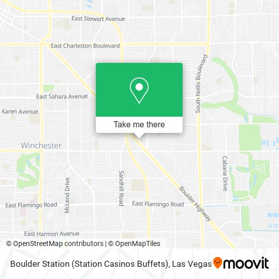 Boulder Station (Station Casinos Buffets) map