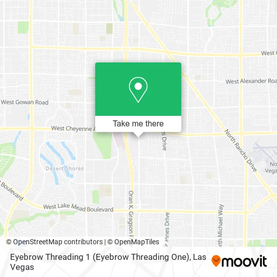 Mapa de Eyebrow Threading 1 (Eyebrow Threading One)