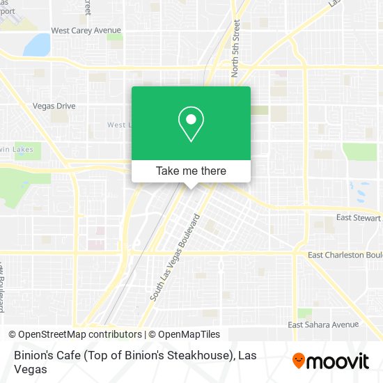 Binion's Cafe (Top of Binion's Steakhouse) map