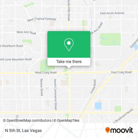Mapa de N 5th St