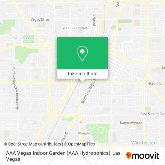 AAA Vegas Indoor Garden (AAA Hydroponics) map