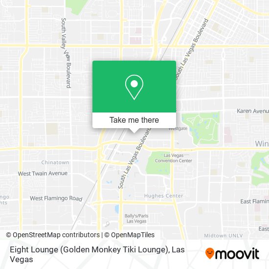Eight Lounge (Golden Monkey Tiki Lounge) map