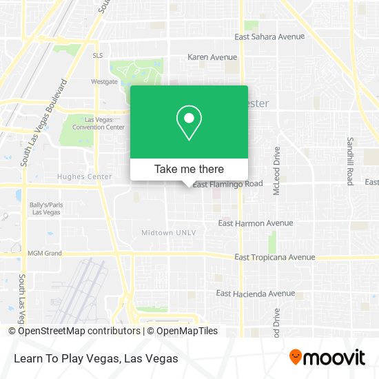 Mapa de Learn To Play Vegas