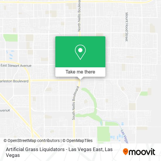Artificial Grass Liquidators - Las Vegas East map