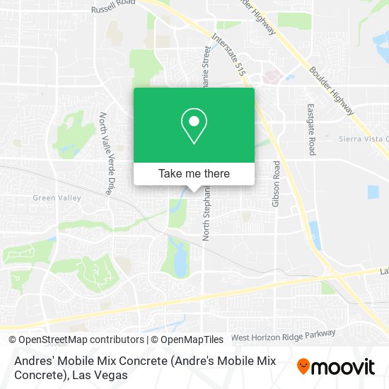 Andres' Mobile Mix Concrete (Andre's Mobile Mix Concrete) map