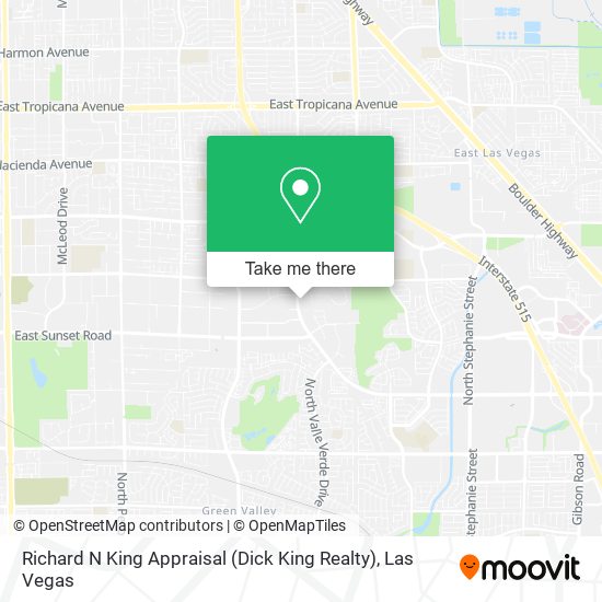 Richard N King Appraisal (Dick King Realty) map