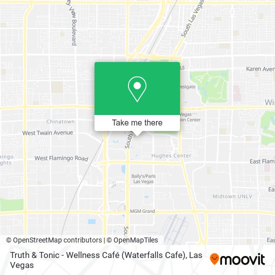 Truth & Tonic - Wellness Café (Waterfalls Cafe) map