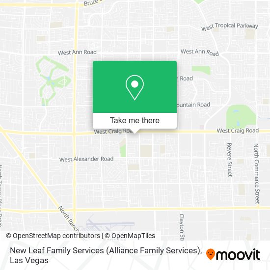 New Leaf Family Services (Alliance Family Services) map