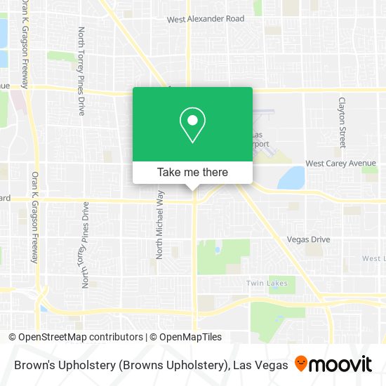 Brown's Upholstery (Browns Upholstery) map