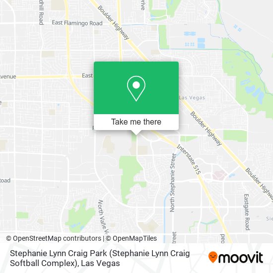 Mapa de Stephanie Lynn Craig Park (Stephanie Lynn Craig Softball Complex)