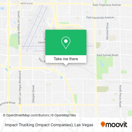 Impact Trucking (Impact Companies) map