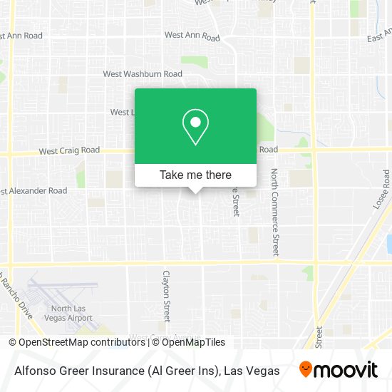 Alfonso Greer Insurance (Al Greer Ins) map