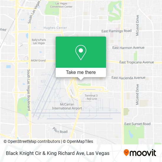 Mapa de Black Knight Cir & King Richard Ave