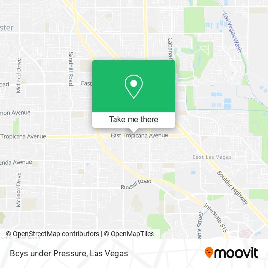 Boys under Pressure map