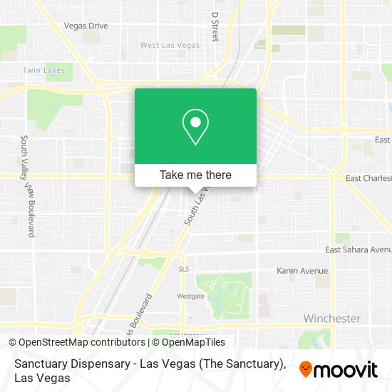 Mapa de Sanctuary Dispensary - Las Vegas (The Sanctuary)