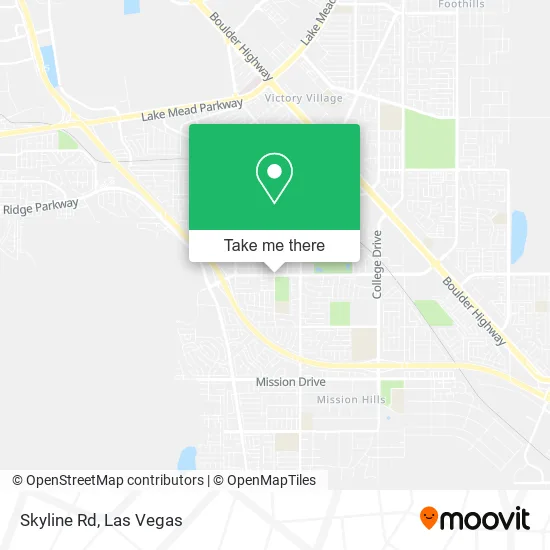 Mapa de Skyline Rd
