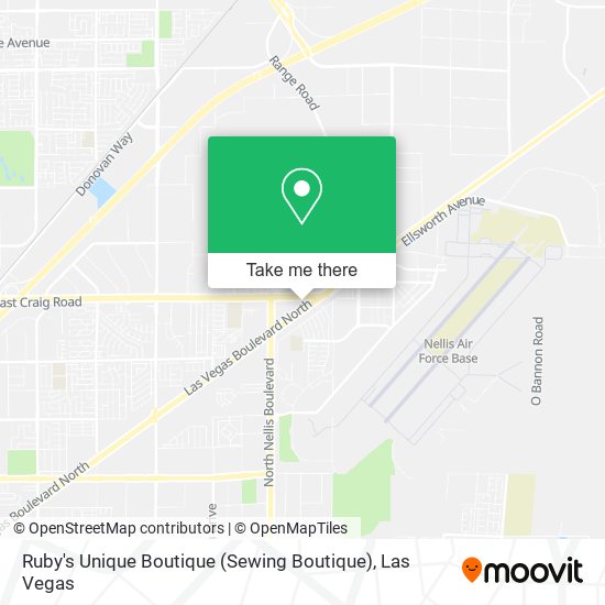 Ruby's Unique Boutique (Sewing Boutique) map