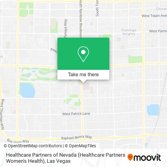 Healthcare Partners of Nevada (Healthcare Partners Women's Health) map