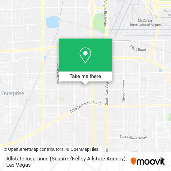 Mapa de Allstate Insurance (Susan O'Kelley Allstate Agency)