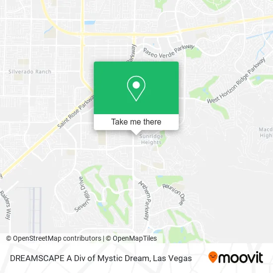 Mapa de DREAMSCAPE A Div of Mystic Dream