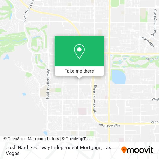 Mapa de Josh Nardi - Fairway Independent Mortgage