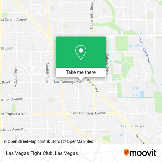 Mapa de Las Vegas Fight Club