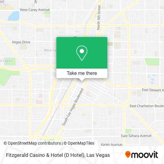 Fitzgerald Casino & Hotel (D Hotel) map