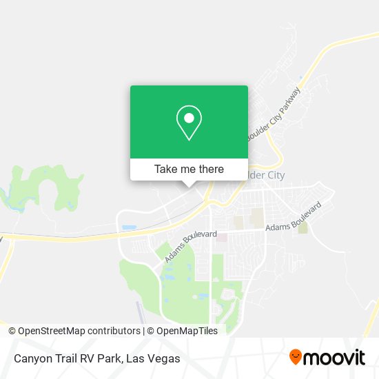 Canyon Trail RV Park map