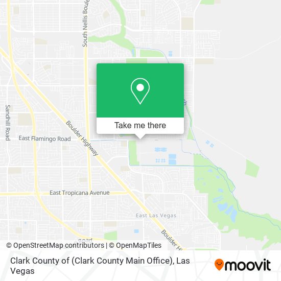 Mapa de Clark County of (Clark County Main Office)