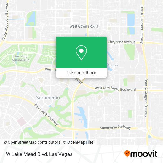 Mapa de W Lake Mead Blvd
