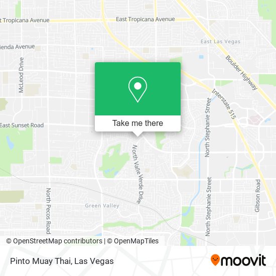 Pinto Muay Thai map