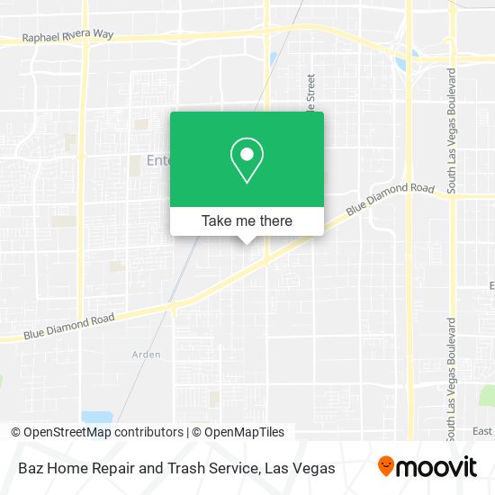 Baz Home Repair and Trash Service map