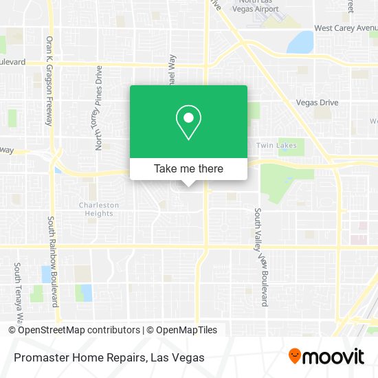 Promaster Home Repairs map