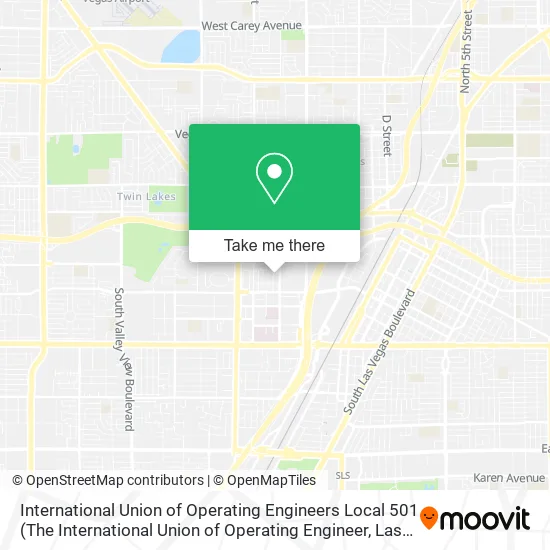 Mapa de International Union of Operating Engineers Local 501
