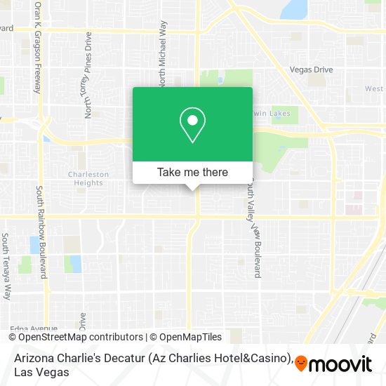 Arizona Charlie's Decatur (Az Charlies Hotel&Casino) map