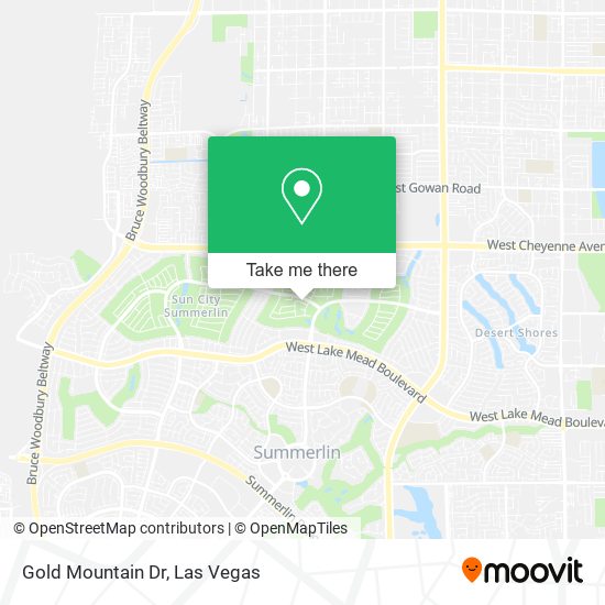 Mapa de Gold Mountain Dr
