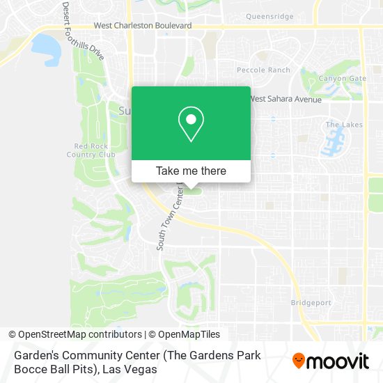 Mapa de Garden's Community Center (The Gardens Park Bocce Ball Pits)