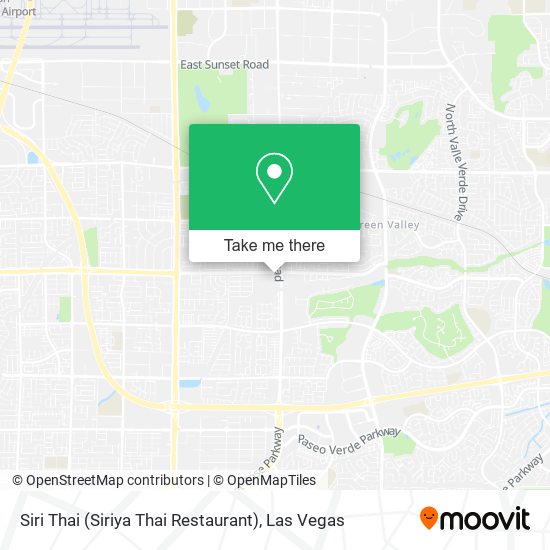 Mapa de Siri Thai (Siriya Thai Restaurant)
