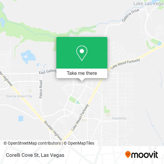 Mapa de Corelli Cove St