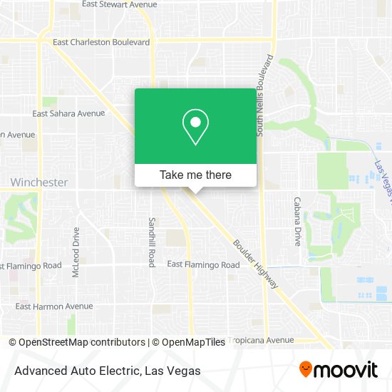 Advanced Auto Electric map