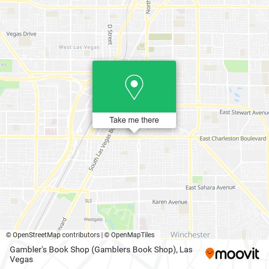 Mapa de Gambler's Book Shop (Gamblers Book Shop)
