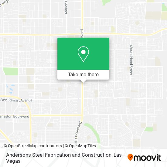 Andersons Steel Fabrication and Construction map