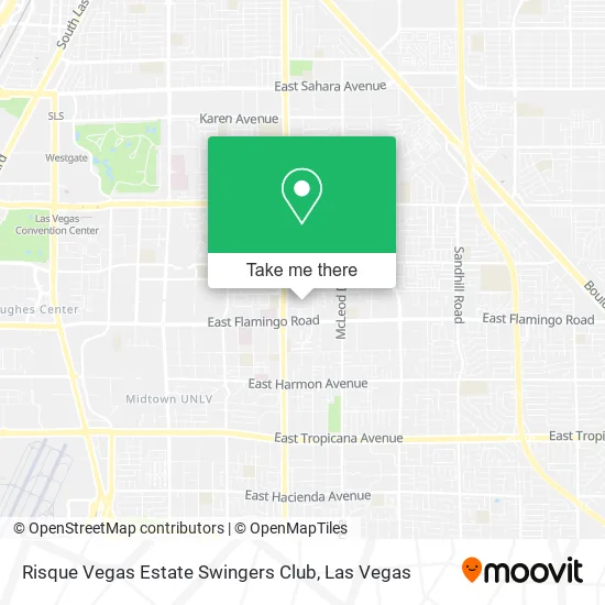 Mapa de Risque Vegas Estate Swingers Club