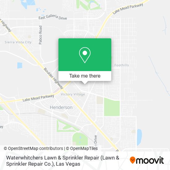 Mapa de Waterwhitchers Lawn & Sprinkler Repair
