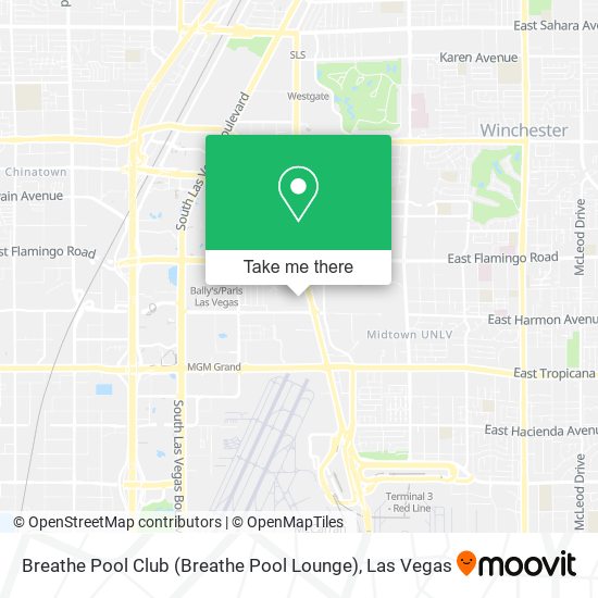 Mapa de Breathe Pool Club (Breathe Pool Lounge)