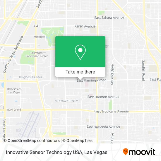 Innovative Sensor Technology USA map