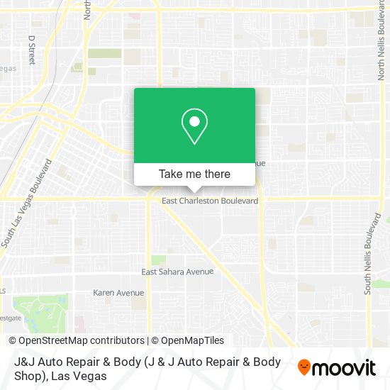 Mapa de J&J Auto Repair & Body