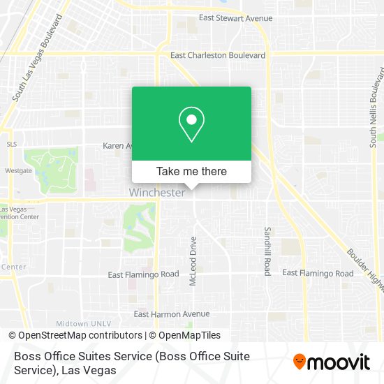 Mapa de Boss Office Suites Service
