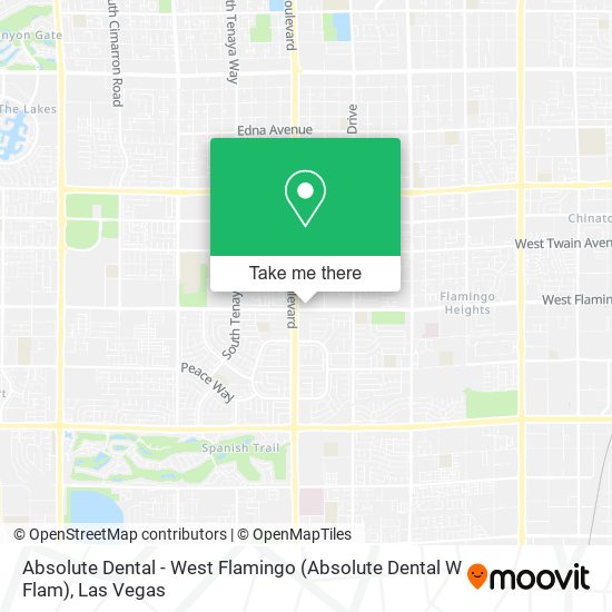 Absolute Dental - West Flamingo (Absolute Dental W Flam) map